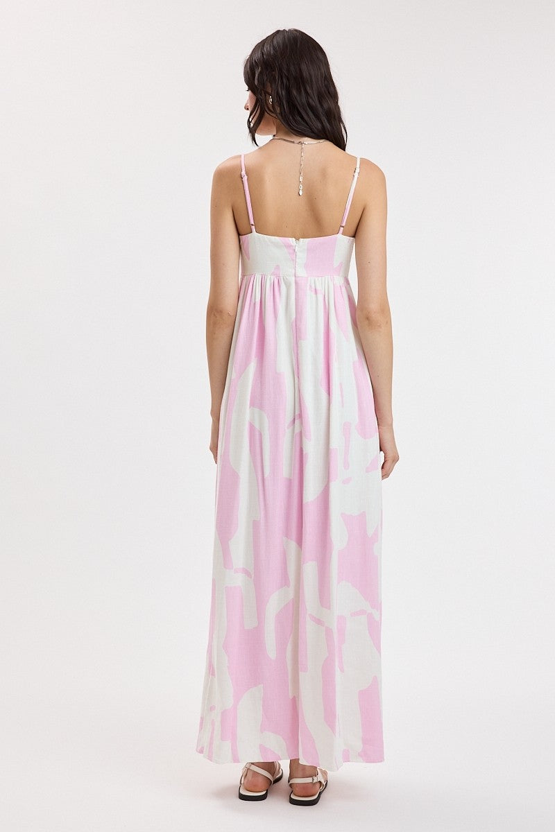 GEOMETRIC MAXI DRESS