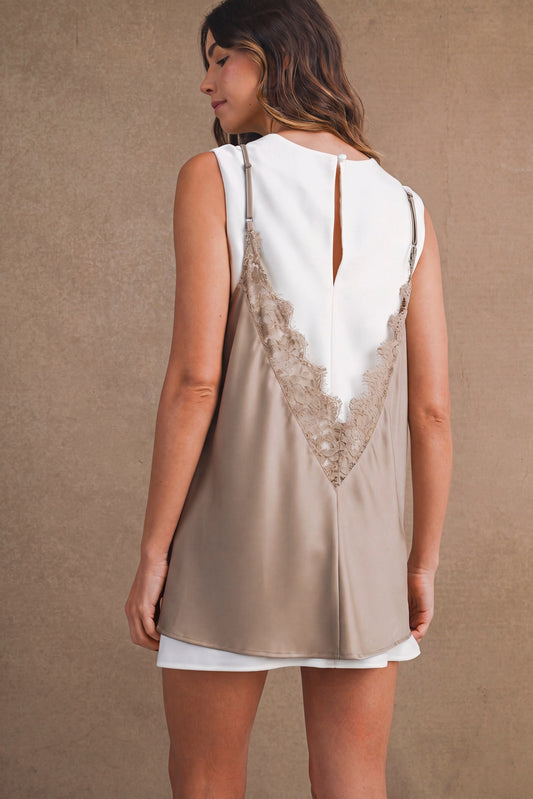 LAYERED SLIP DRESS