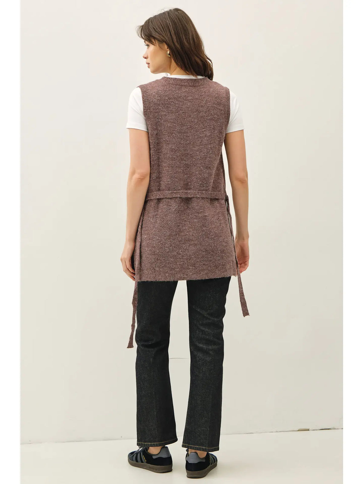 LONG SWEATER VEST