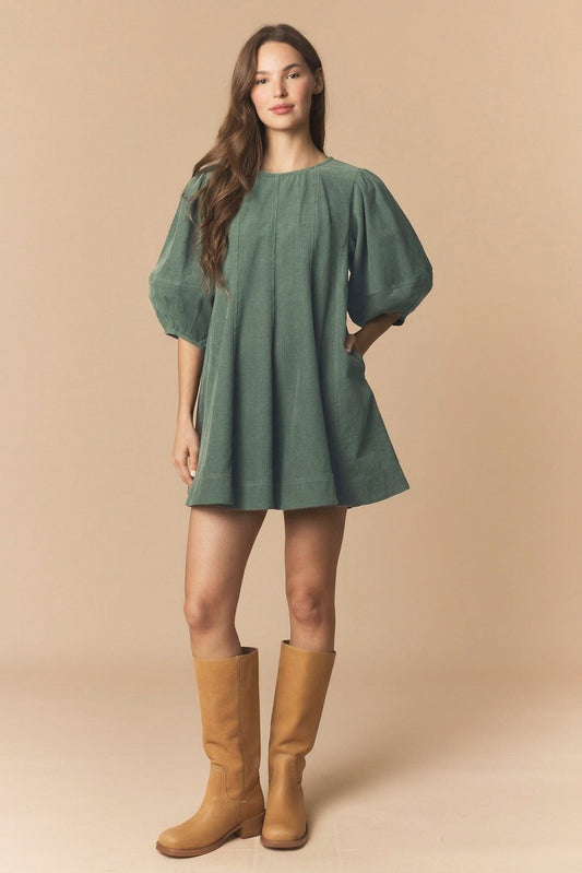CODUROY PUFF MINI DRESS