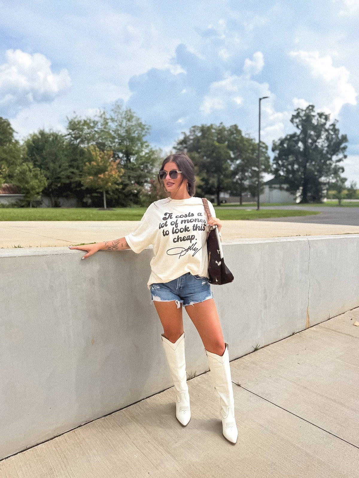 Look This Cheap Dolly Graphic Tee