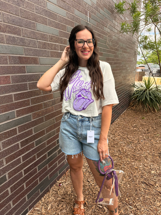 Go Wildcats Crop Tee