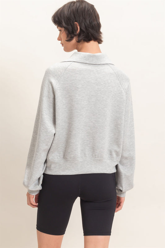 HALF ZIP PULLOVER