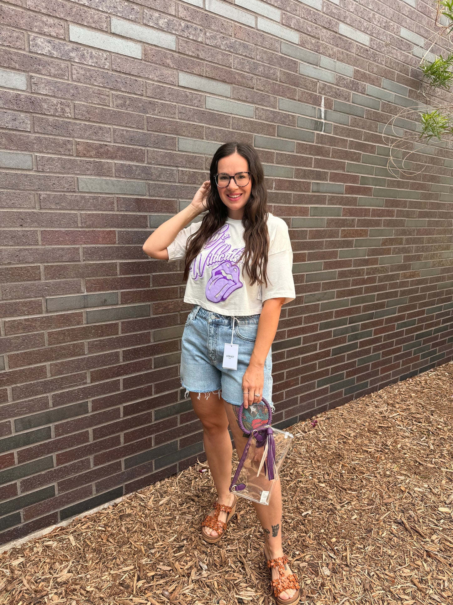 Go Wildcats Crop Tee