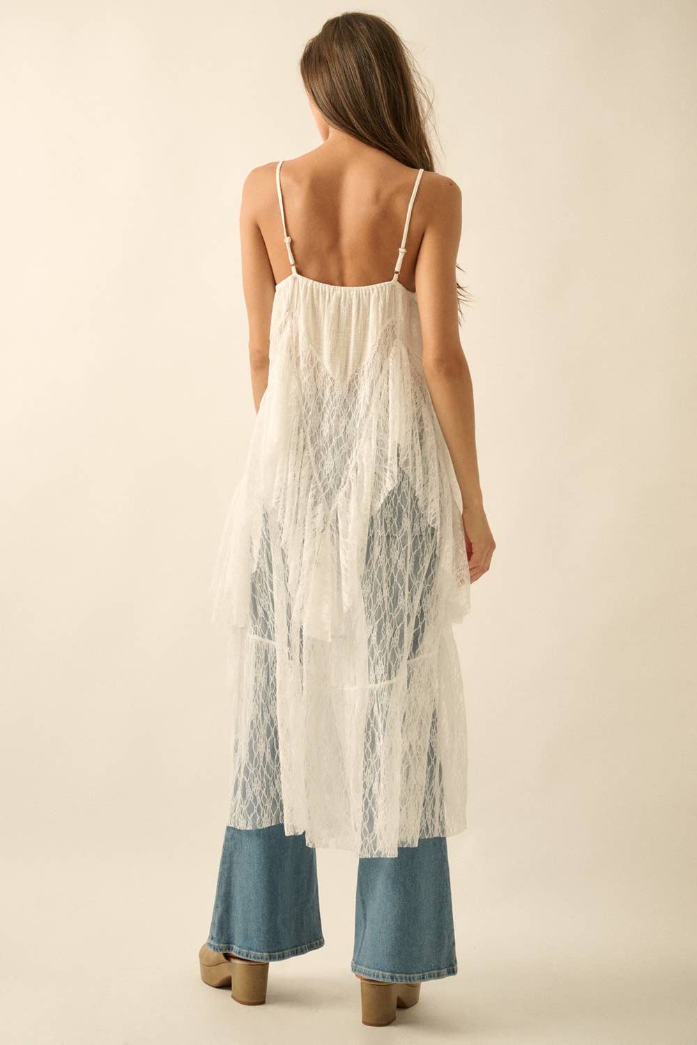 LACE MAXI CAMI