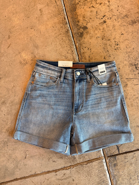 Judy Blue High Waisted Cuff Short