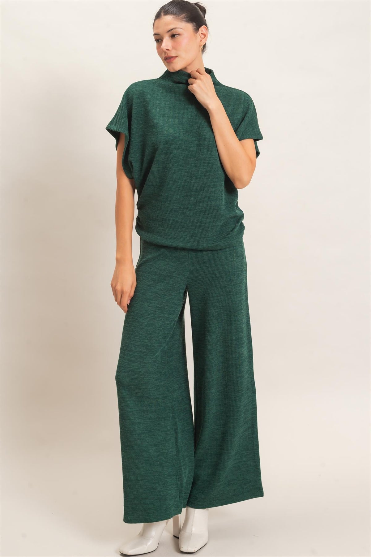 DOLMAN TOP AND PANT SET