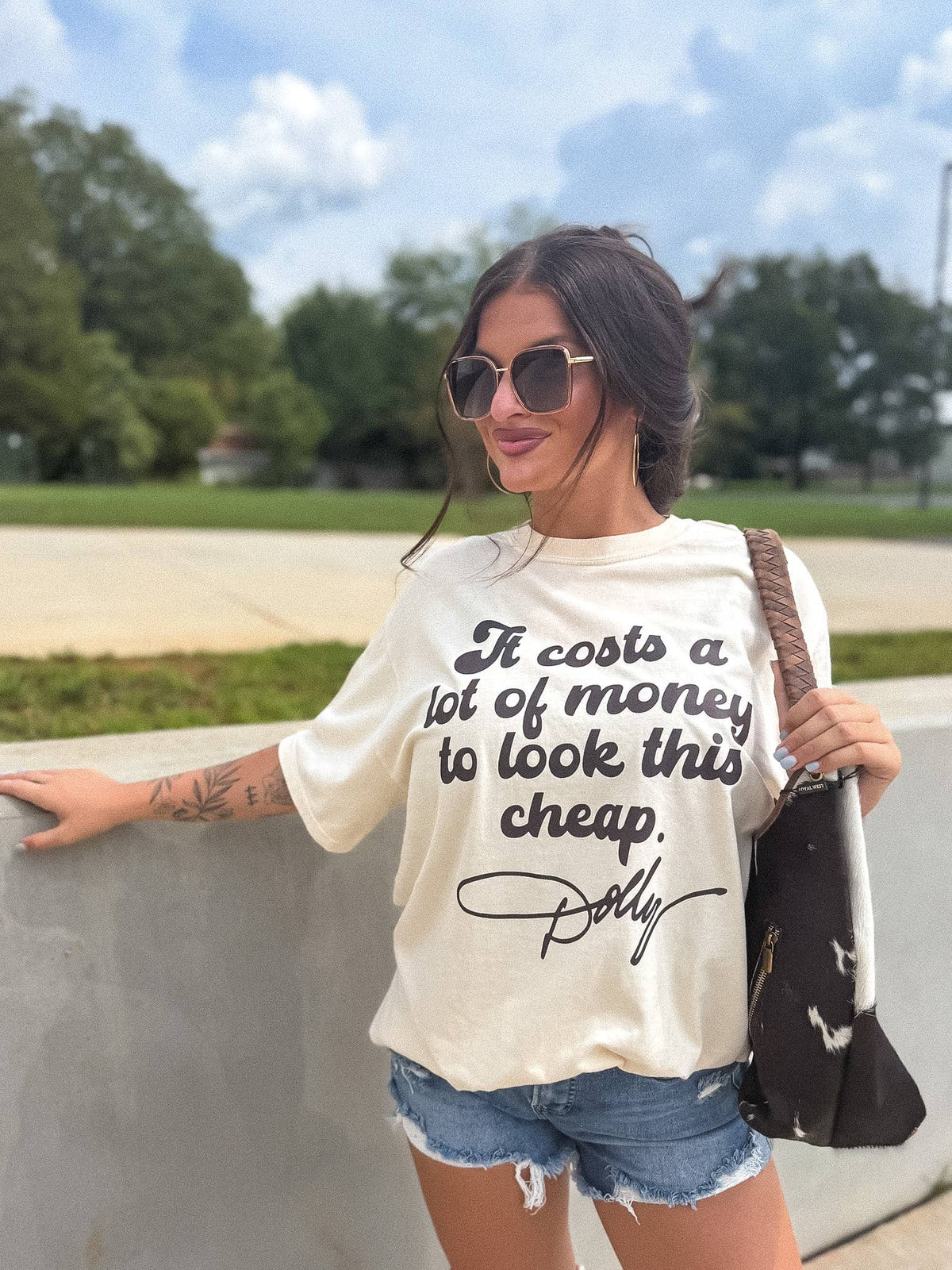 Look This Cheap Dolly Graphic Tee
