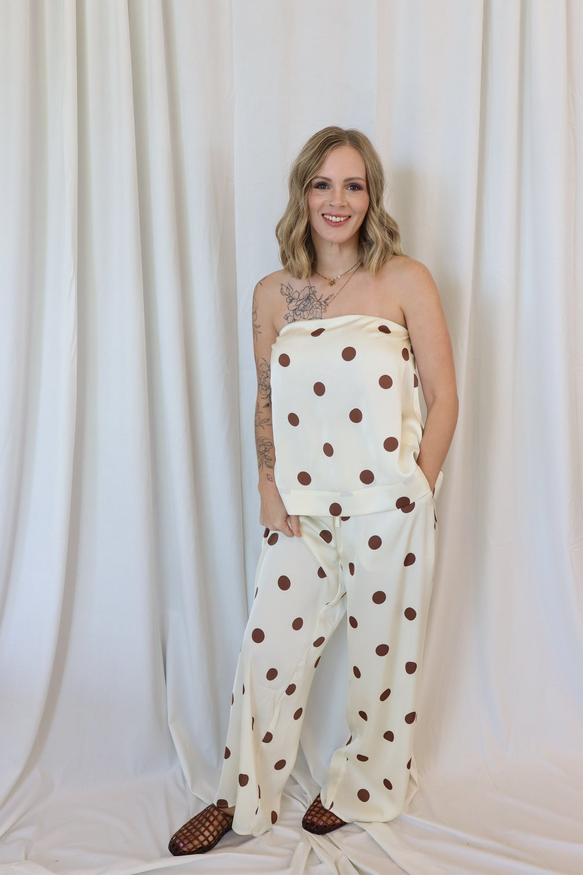 POLKA DOT PANT SET