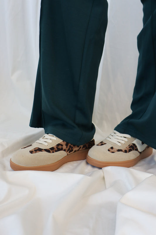 LEOPARD SLIP-ON MULE SNEAKERS