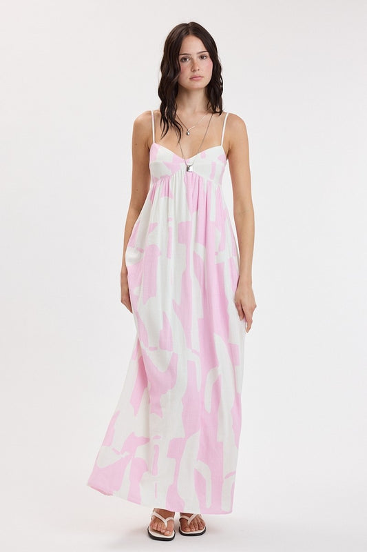 GEOMETRIC MAXI DRESS