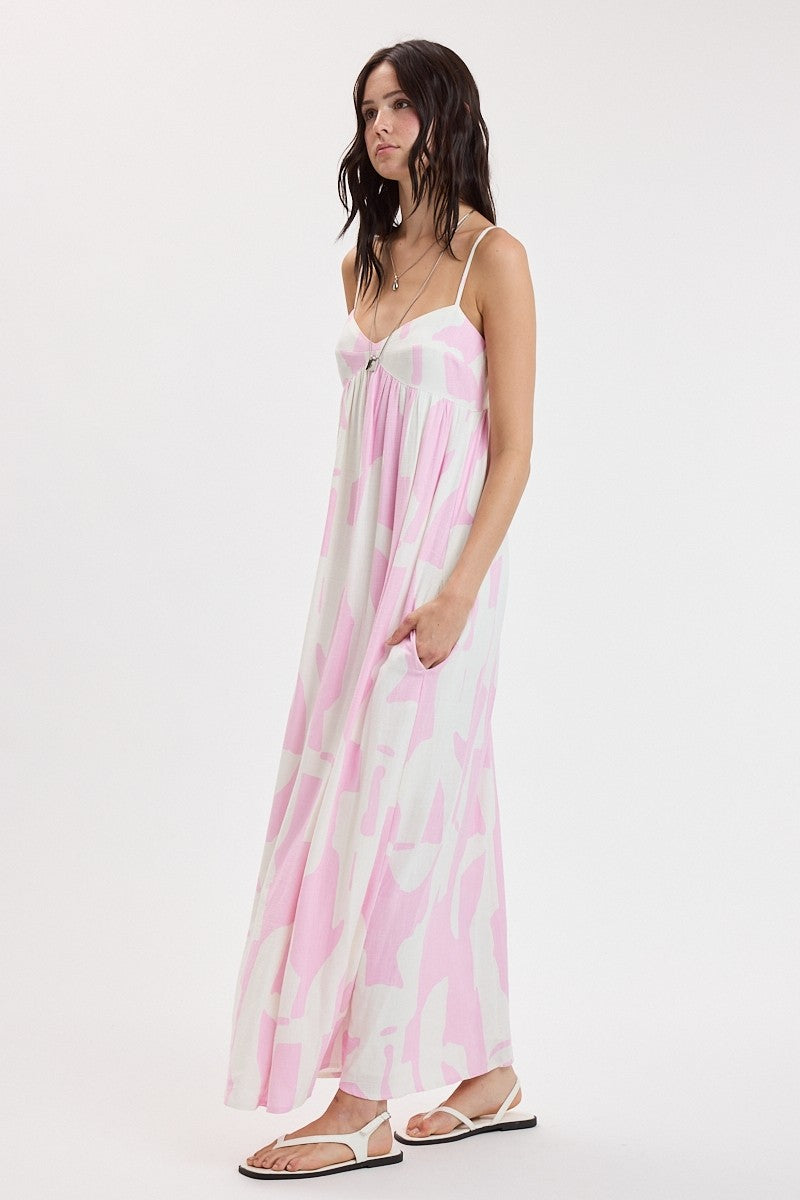 GEOMETRIC MAXI DRESS