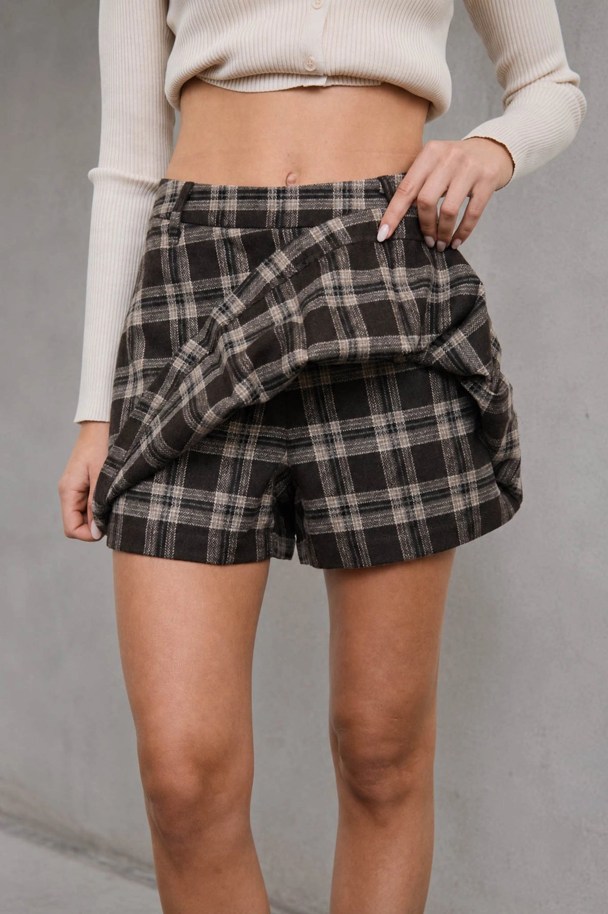 PLAID MINI SKORT