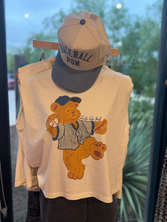 Slate Baseball Mom Hat
