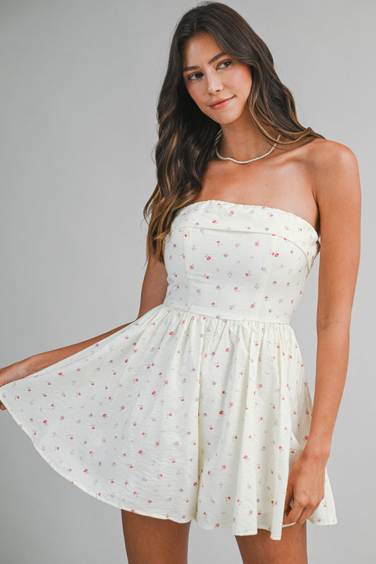 Floral Printed Romper