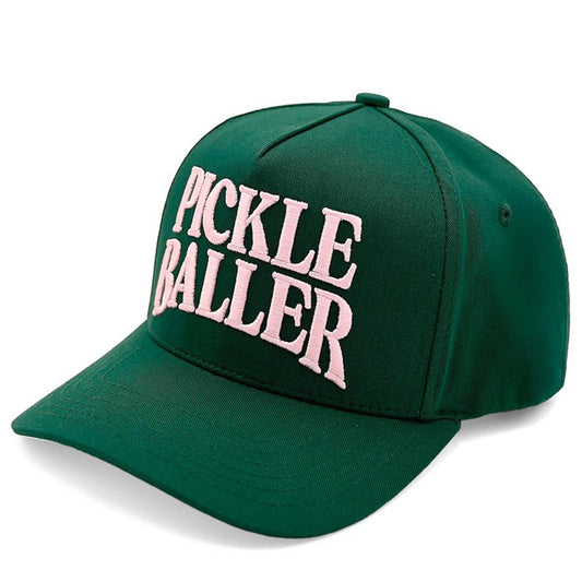PICKLE BALLER Embroidered Cotton Baseball Cap