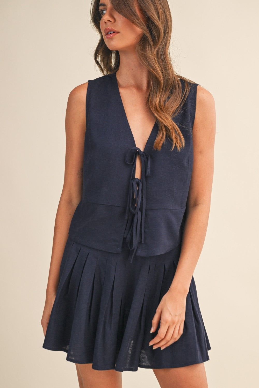 Vest & Skirt Set