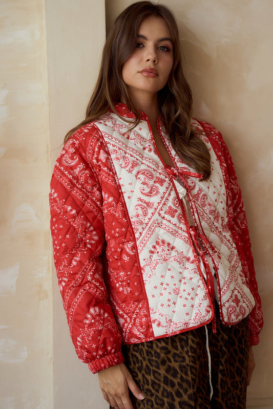 PAISLEA PADDED JACKET