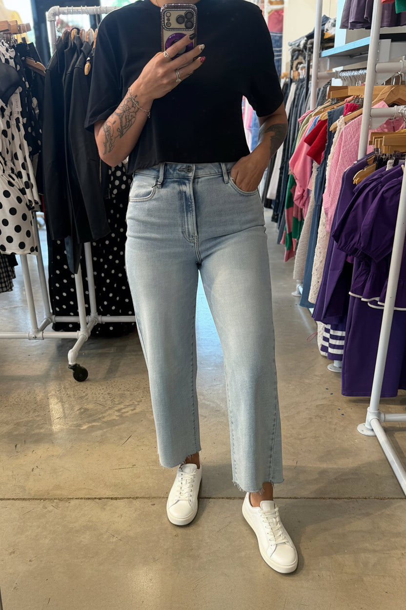 Hidden Clean Stretch Wide Leg
