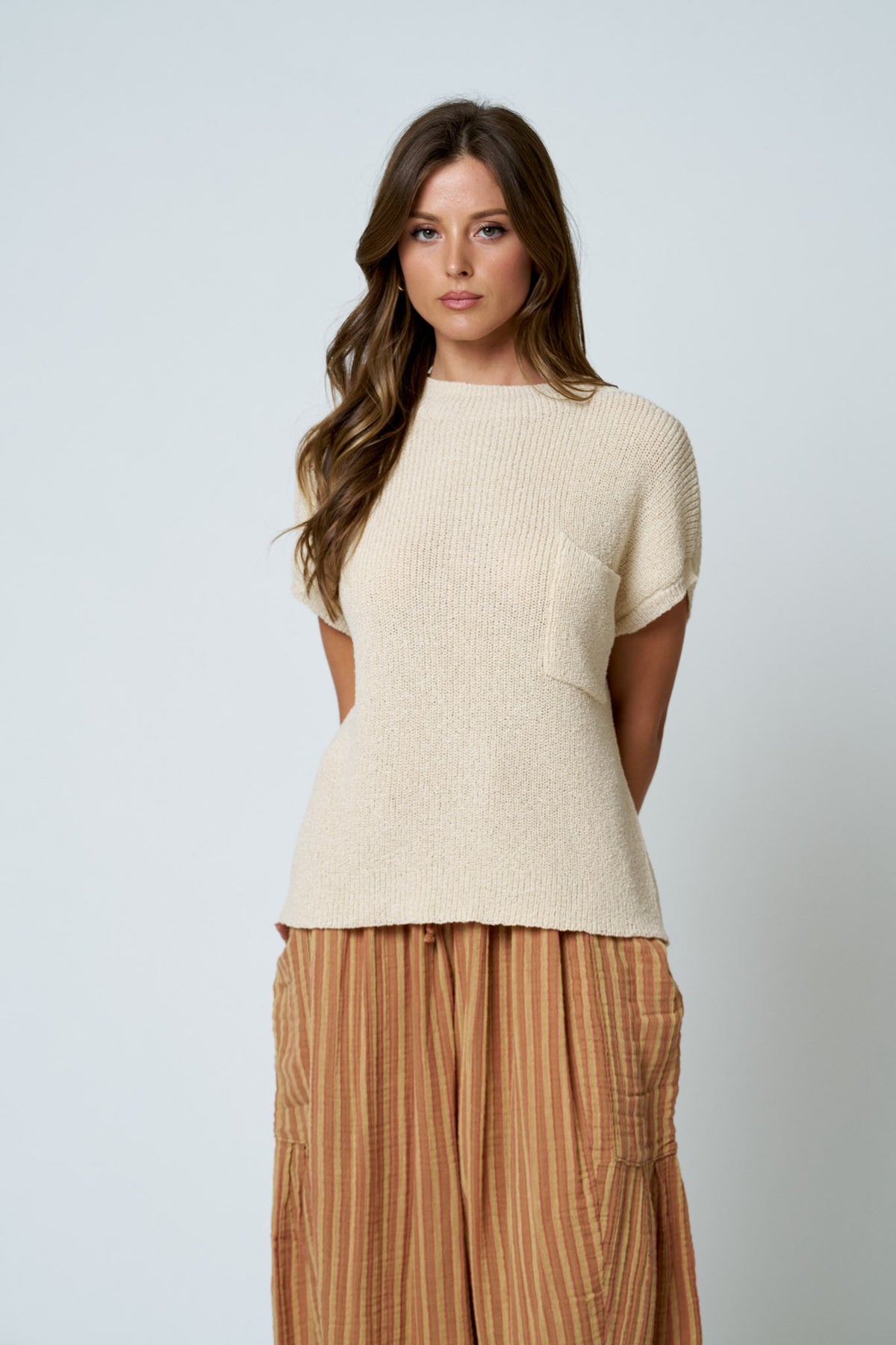 DROP SHOULDER SWEATER