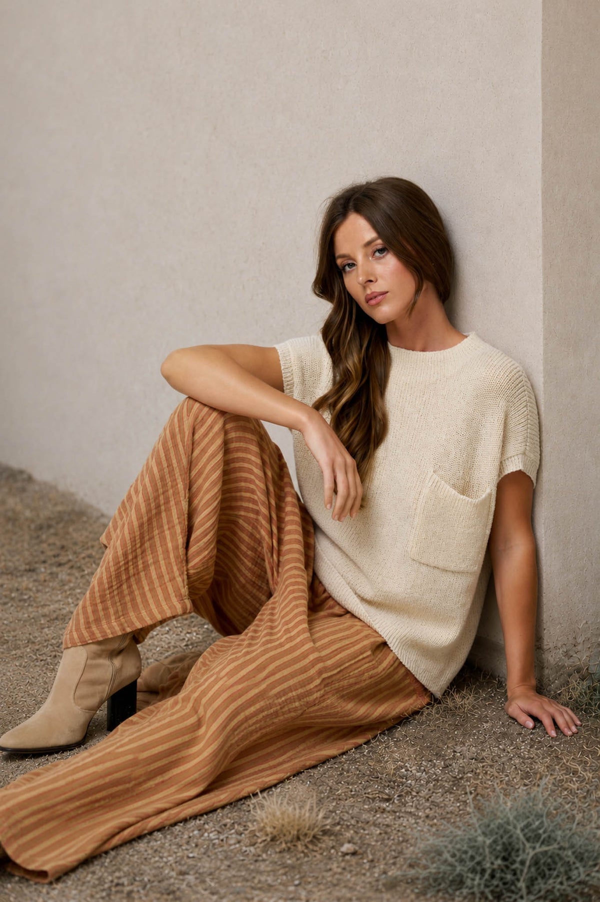 DROP SHOULDER SWEATER