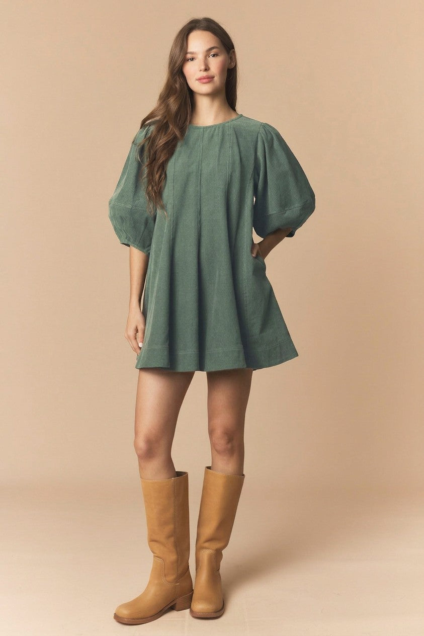 CODUROY PUFF MINI DRESS
