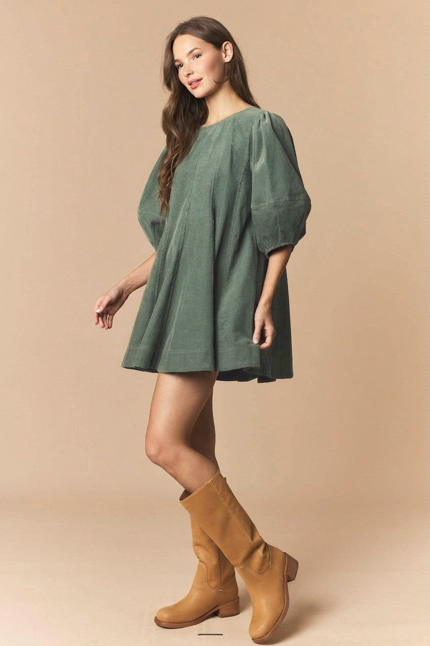 CODUROY PUFF MINI DRESS