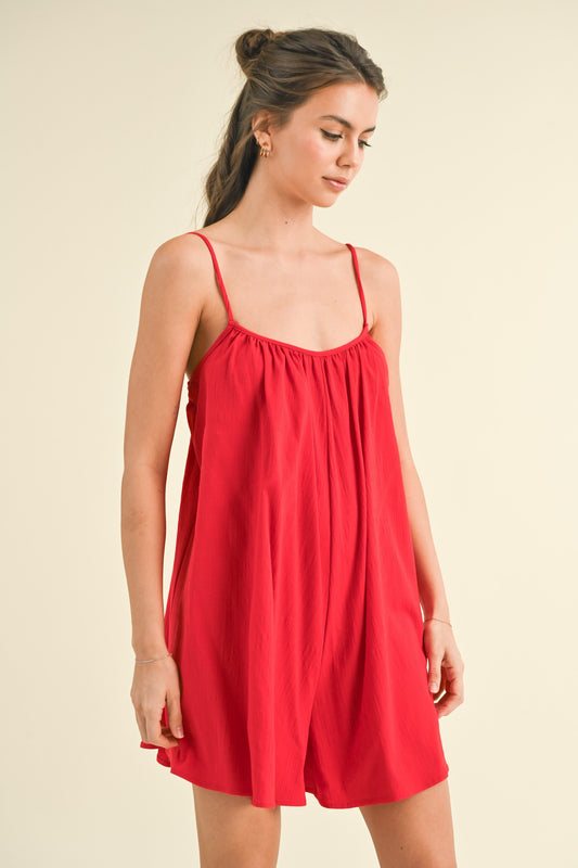 Boxy Linen Romper