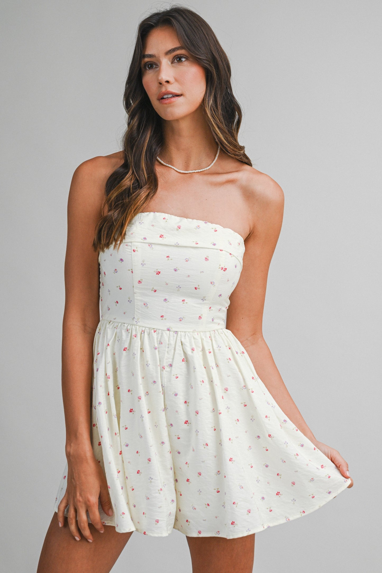Floral Printed Romper