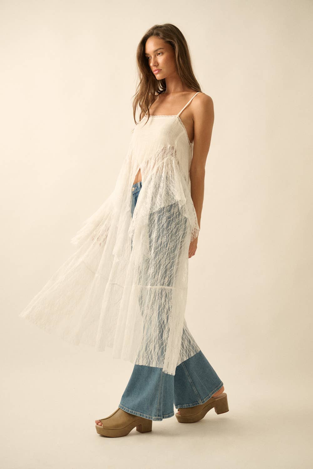 LACE MAXI CAMI