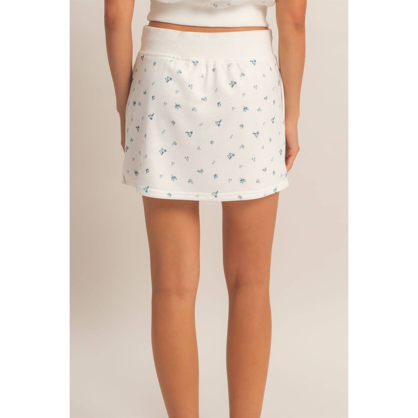 Floral Print Skirt