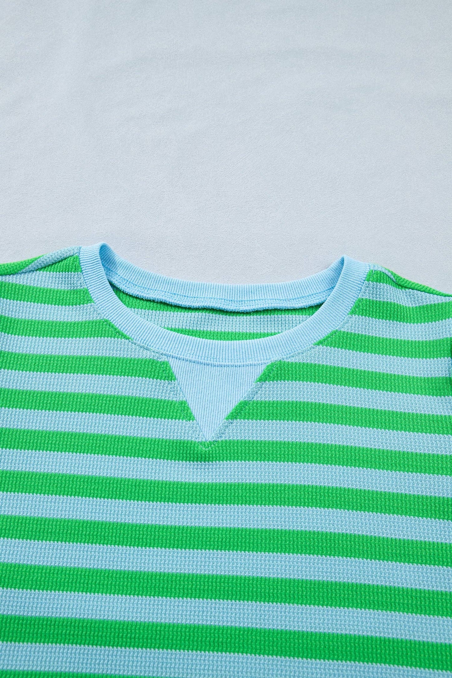 Stripe T-Shirt & Drawstring Shorts Set