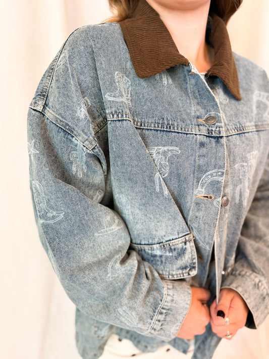 WESTERN DENIM JACKET