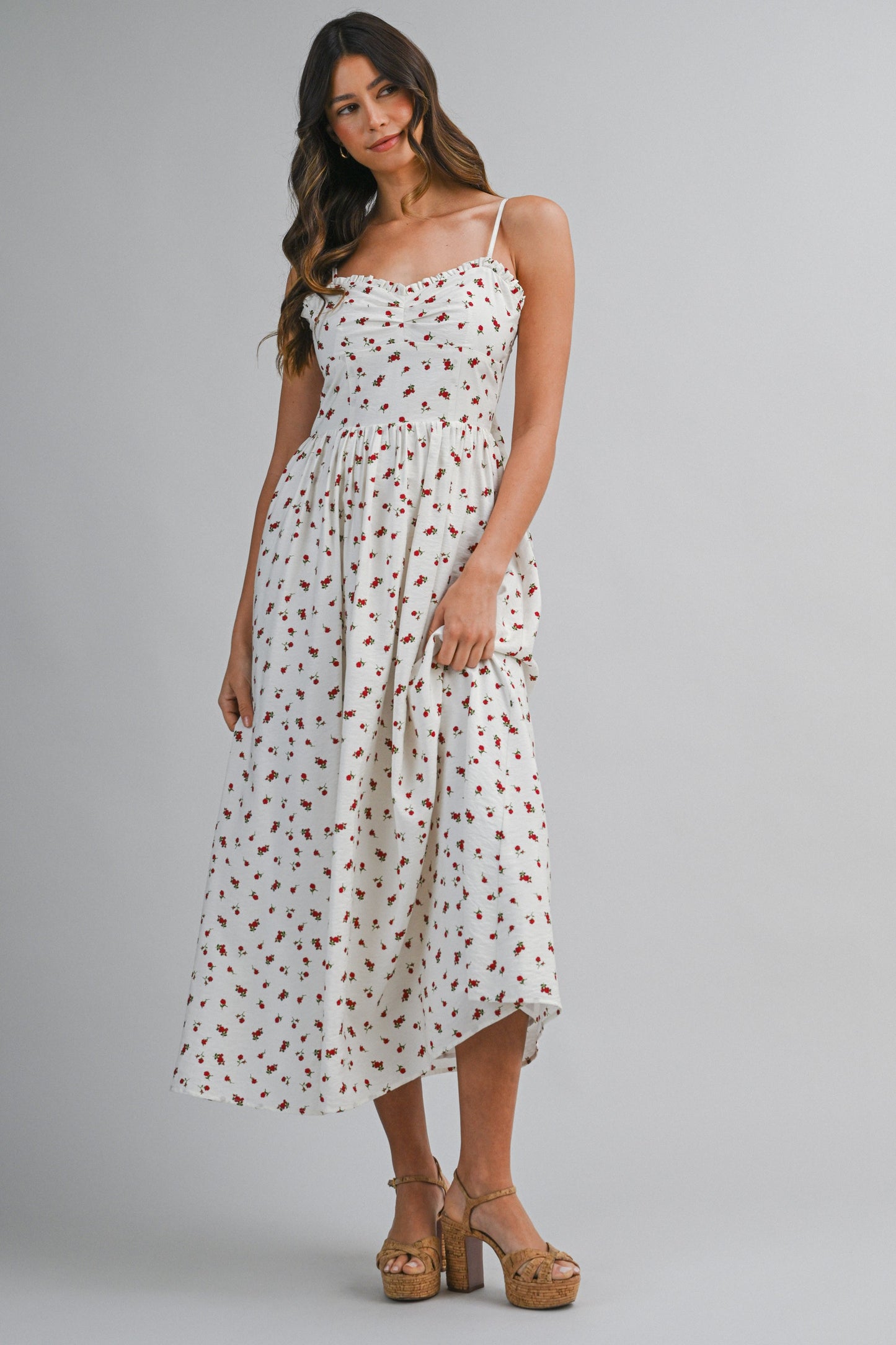 DItzy Floral Printed Maxi Dress