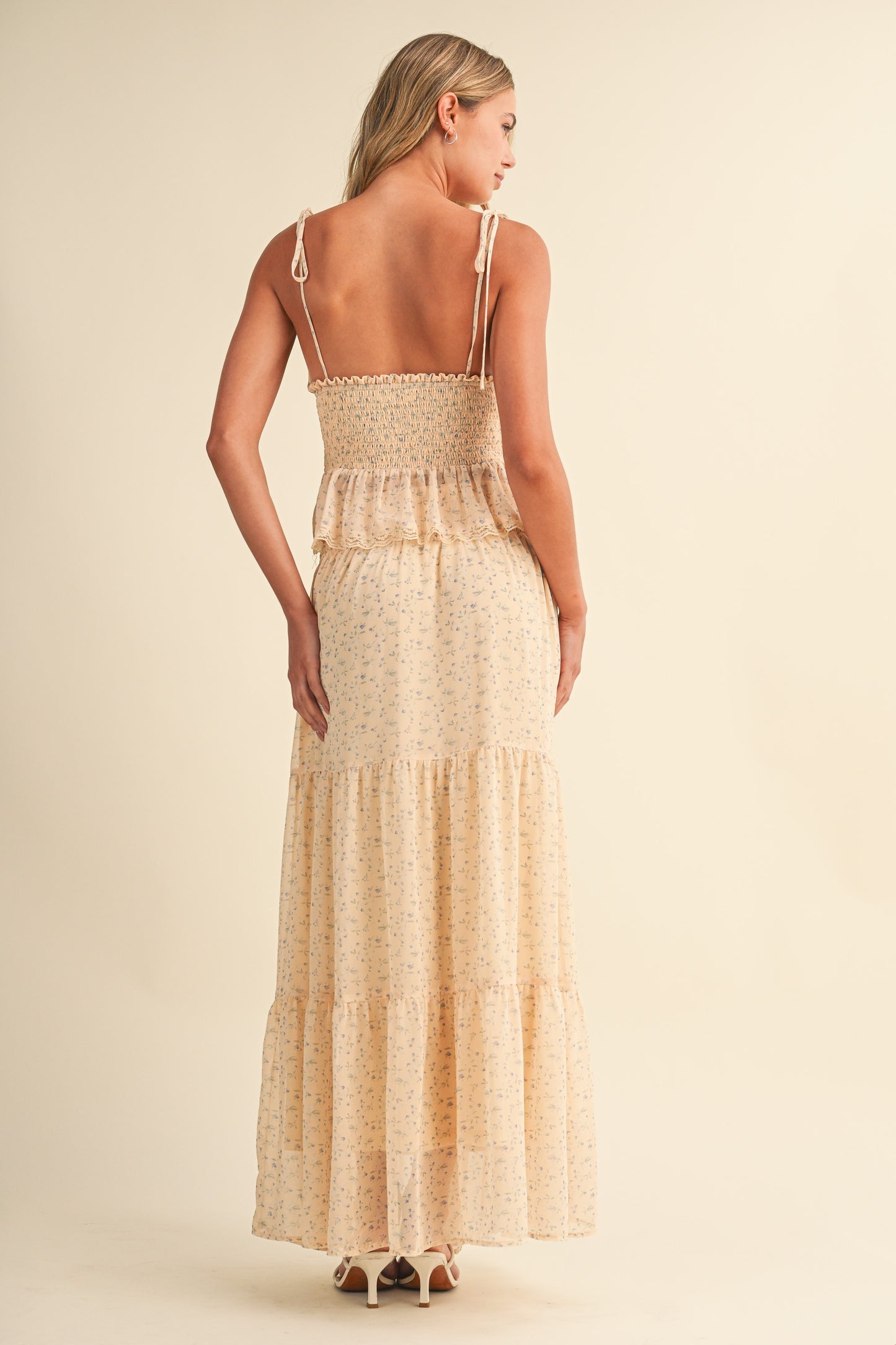 YELLOW TANK & MAXI SKIRT SET