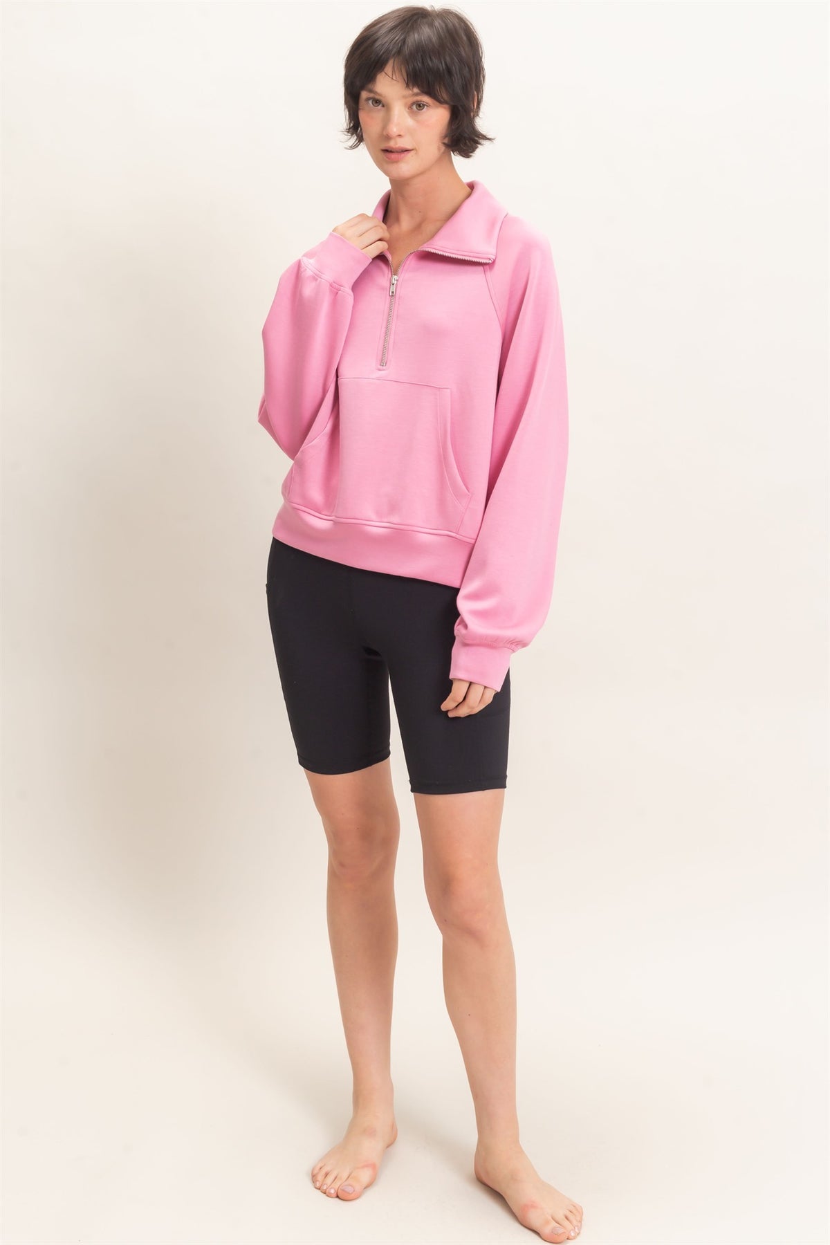 HALF ZIP PULLOVER