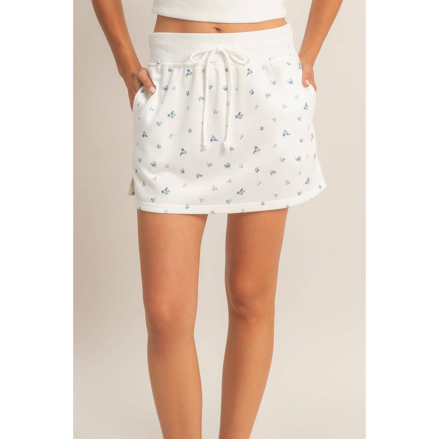 Floral Print Skirt