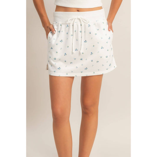 Floral Print Skirt
