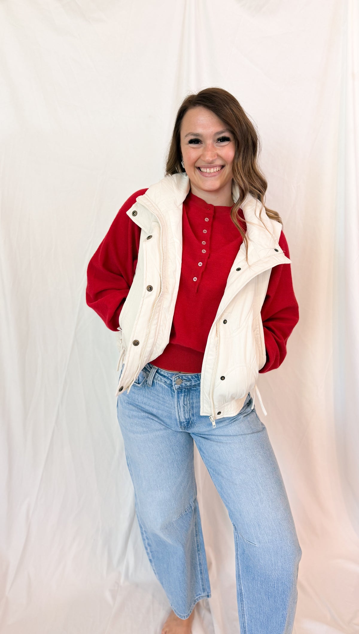 WAVE QUILTED VEST