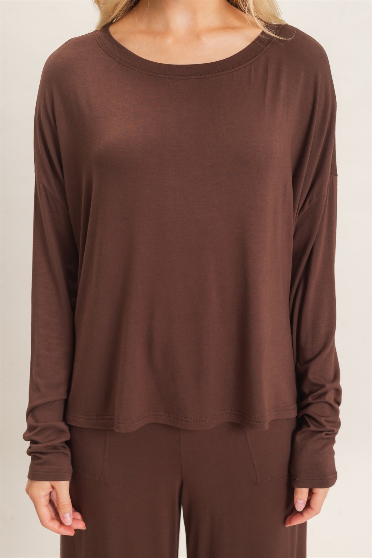 BOAT NECK BOXY TOP