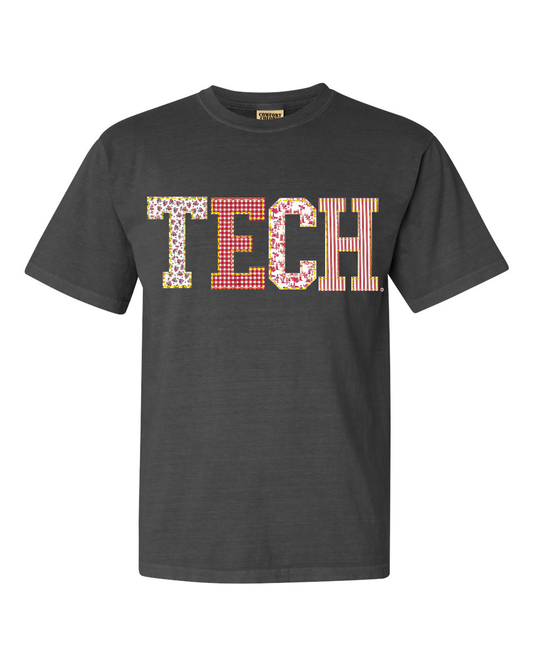 Texas Tech Red Raiders Quilted Puff Ink Pepper CC Tee