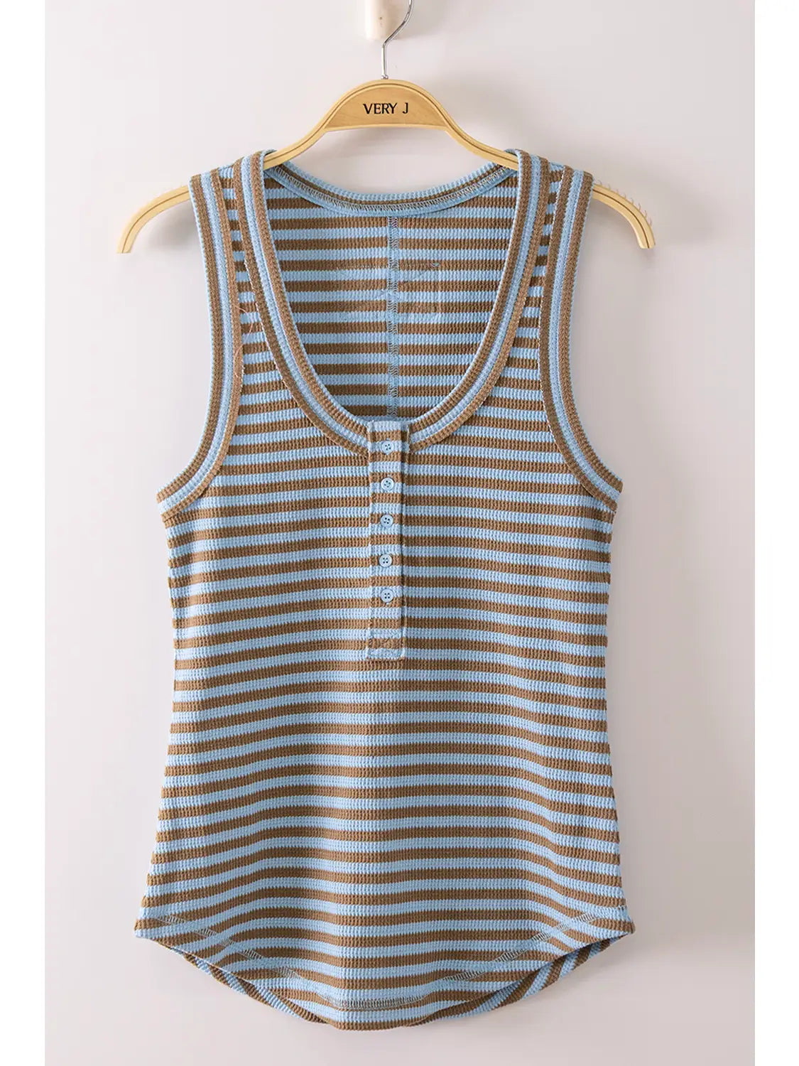 Mocha Stripe Tank