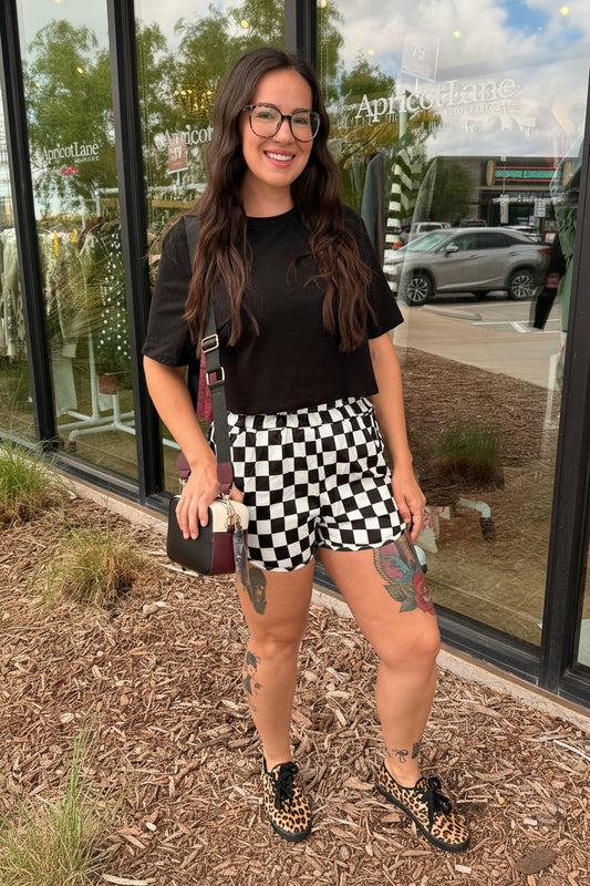 Basic Crop Tee Black