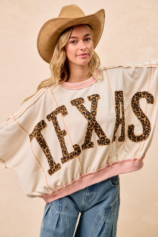 Leopard Print Texas Patchwork