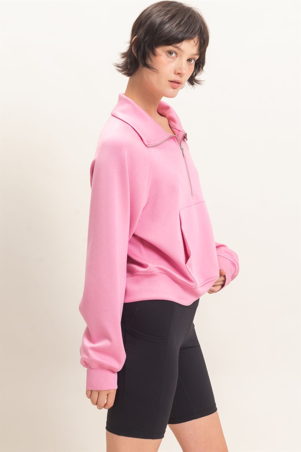 HALF ZIP PULLOVER