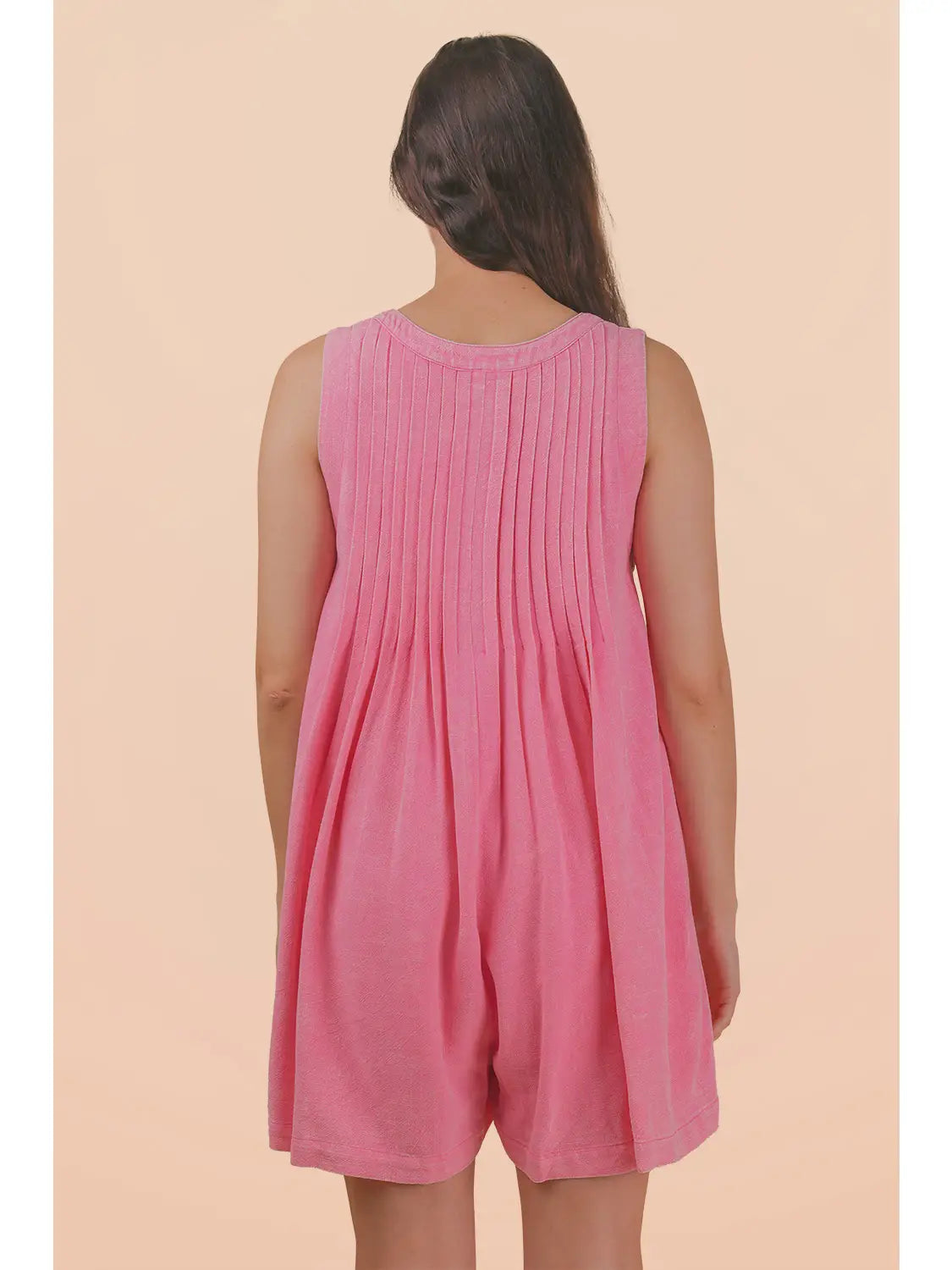 Pink Tie Romper
