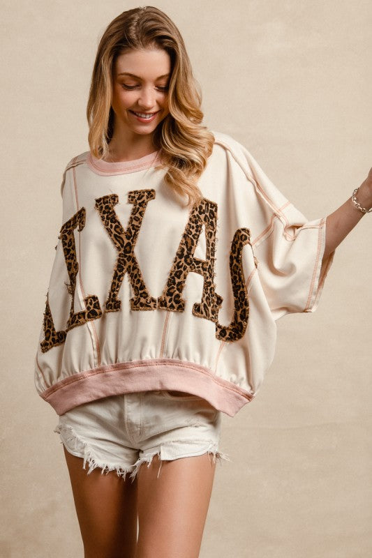 Leopard Print Texas Patchwork