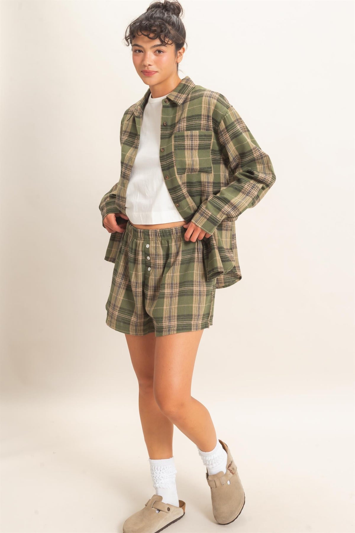 PLAID SHORTS