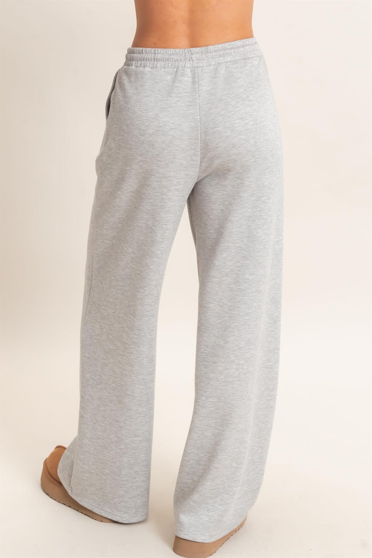 PINTUCK WIDE LEG PANTS