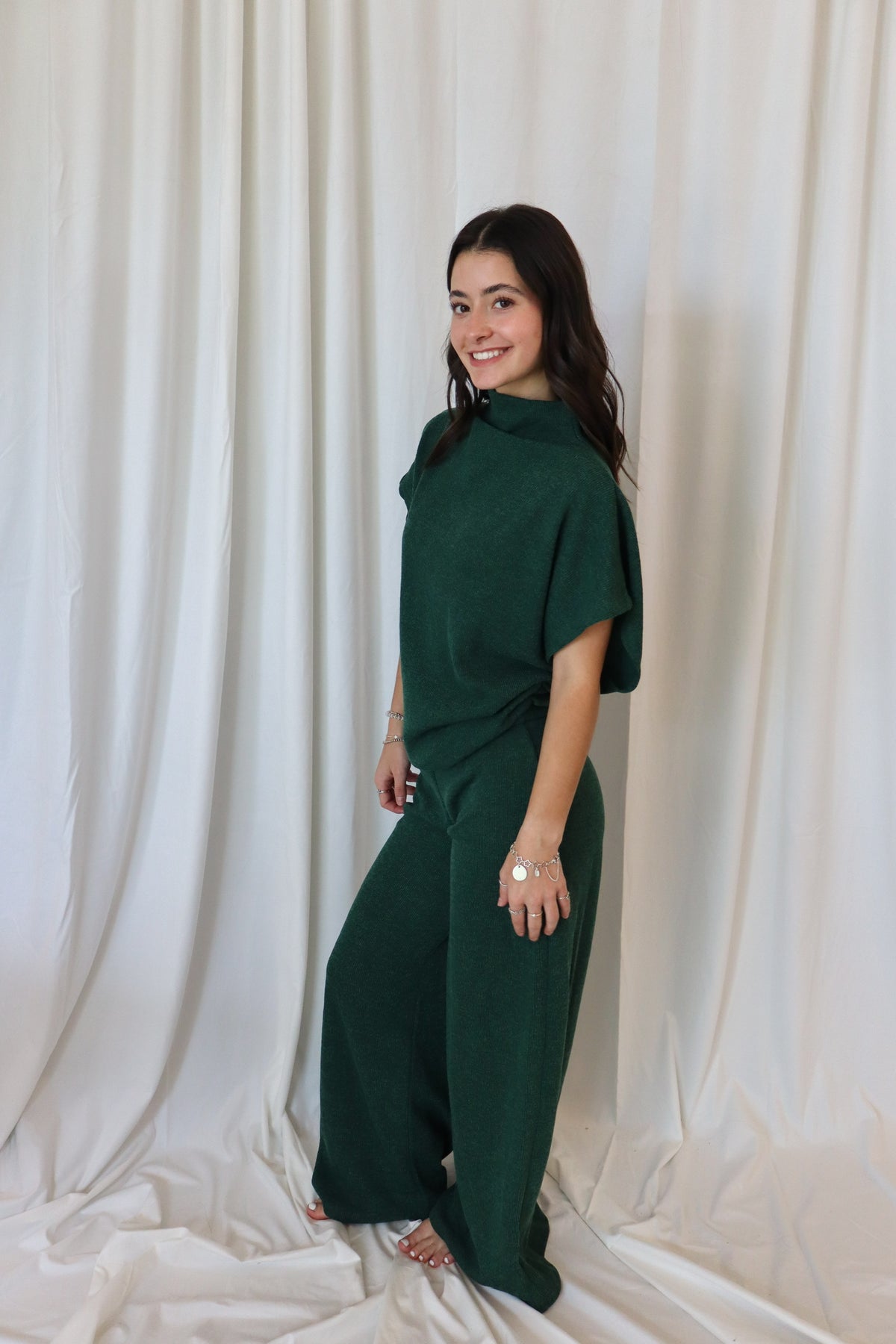 DOLMAN TOP AND PANT SET